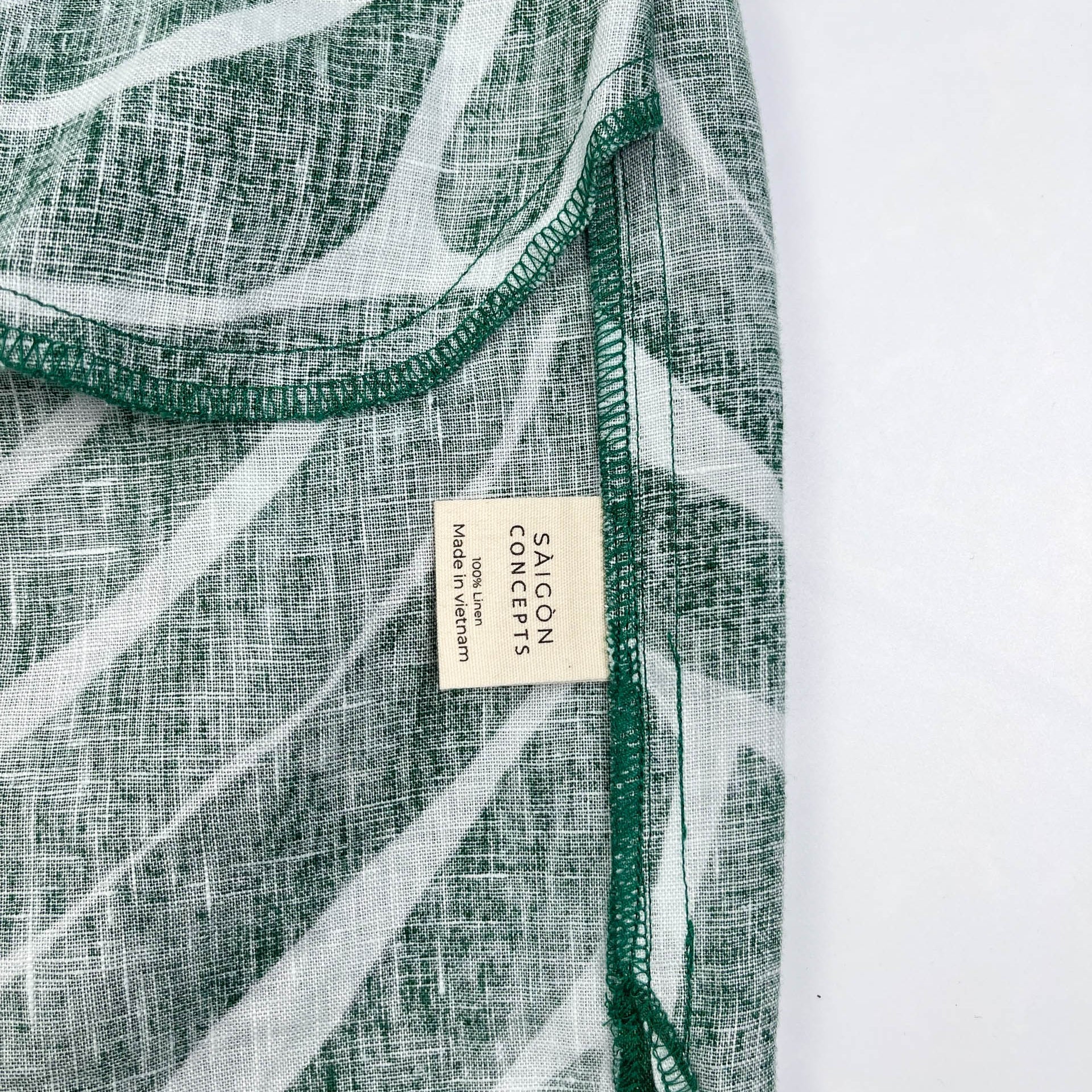 Jungle Rhythm Linen Maxi Shirt Dress for Women - gallery