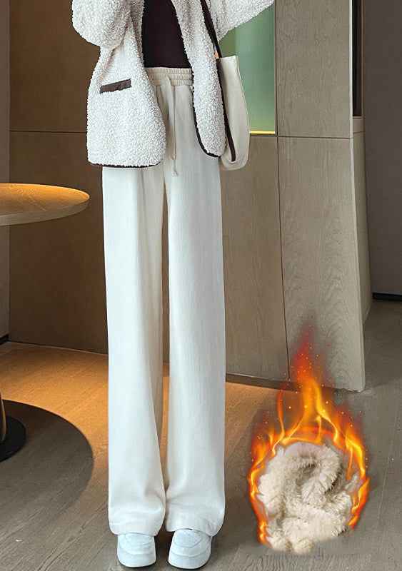 Winter Maternity Trousers for Women - Apricot Lengthened