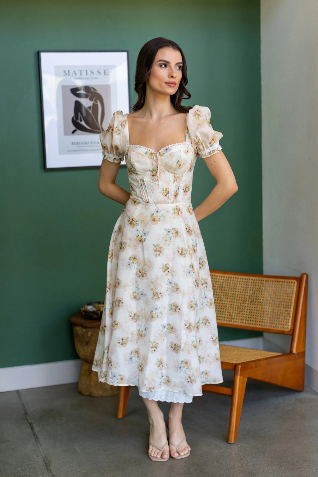 Claribel Floral Dress for Women — Timeless Elegant Style - gallery