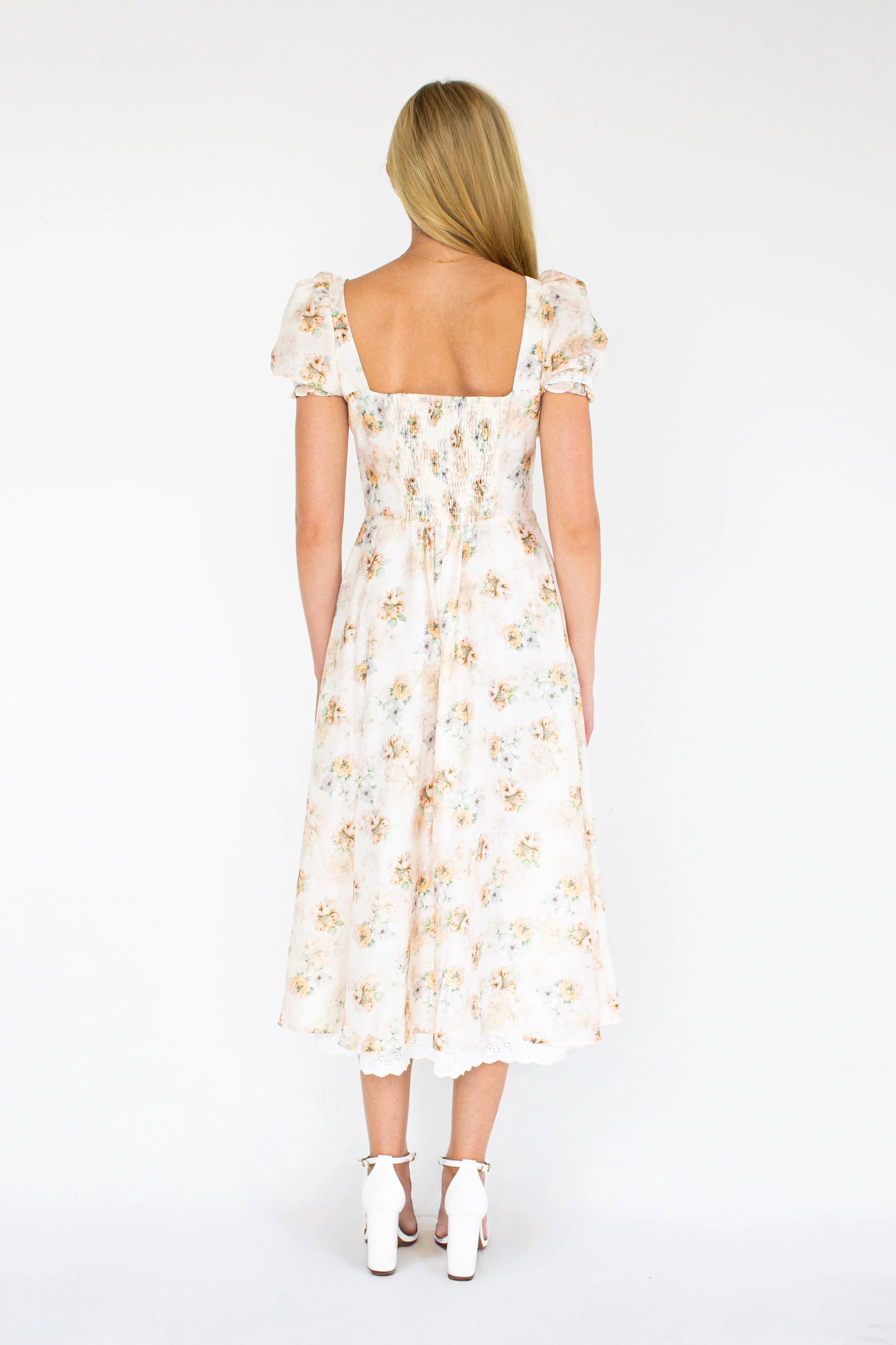 Claribel Floral Dress for Women — Timeless Elegant Style - gallery