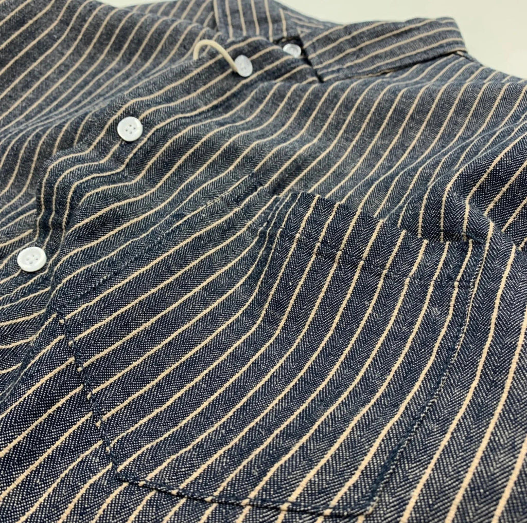 Striped Cotton Linen Long Sleeve Shirt for Men - gallery