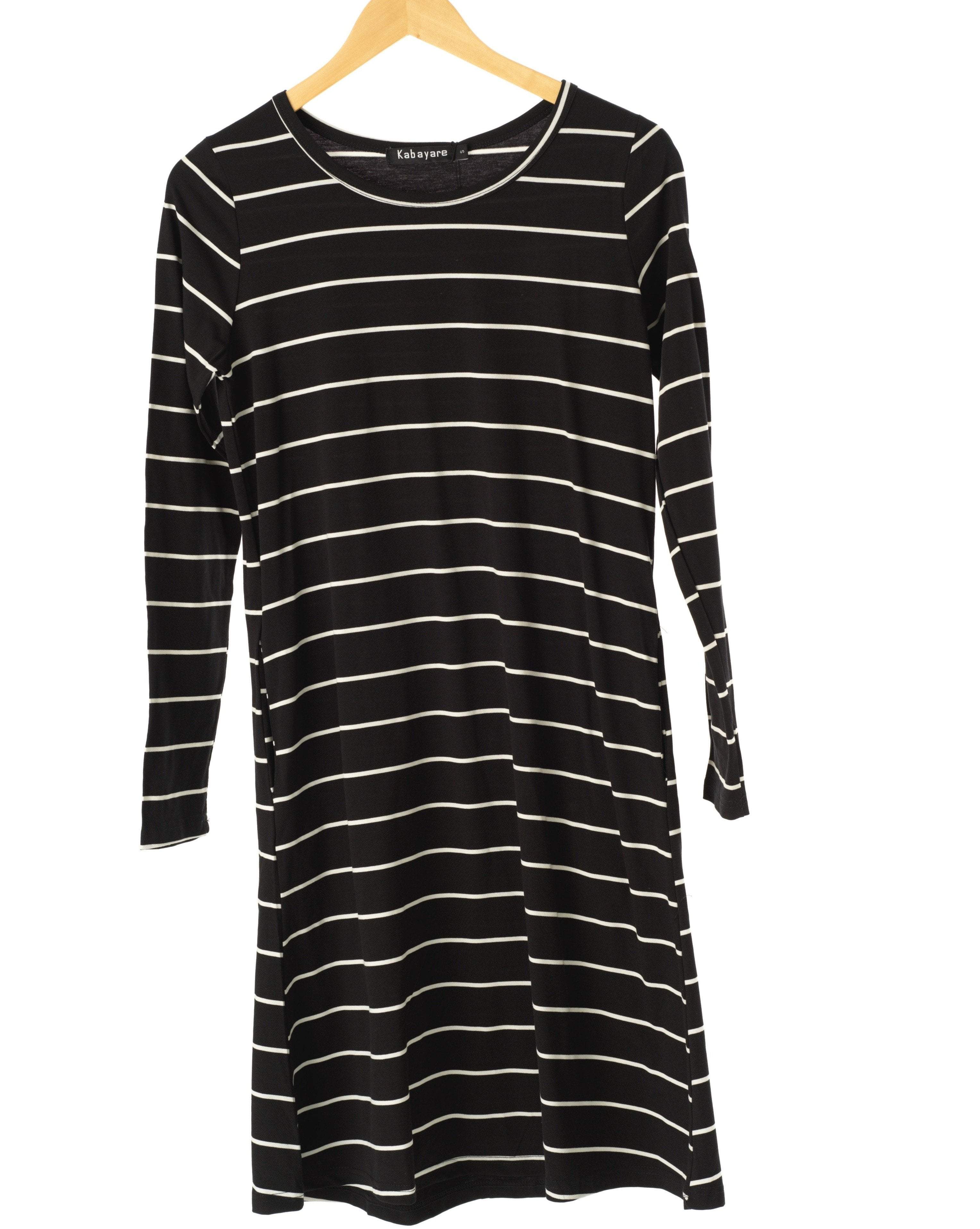 Cotton Striped Midi Top for Women — Relaxed Everyday Layer - gallery