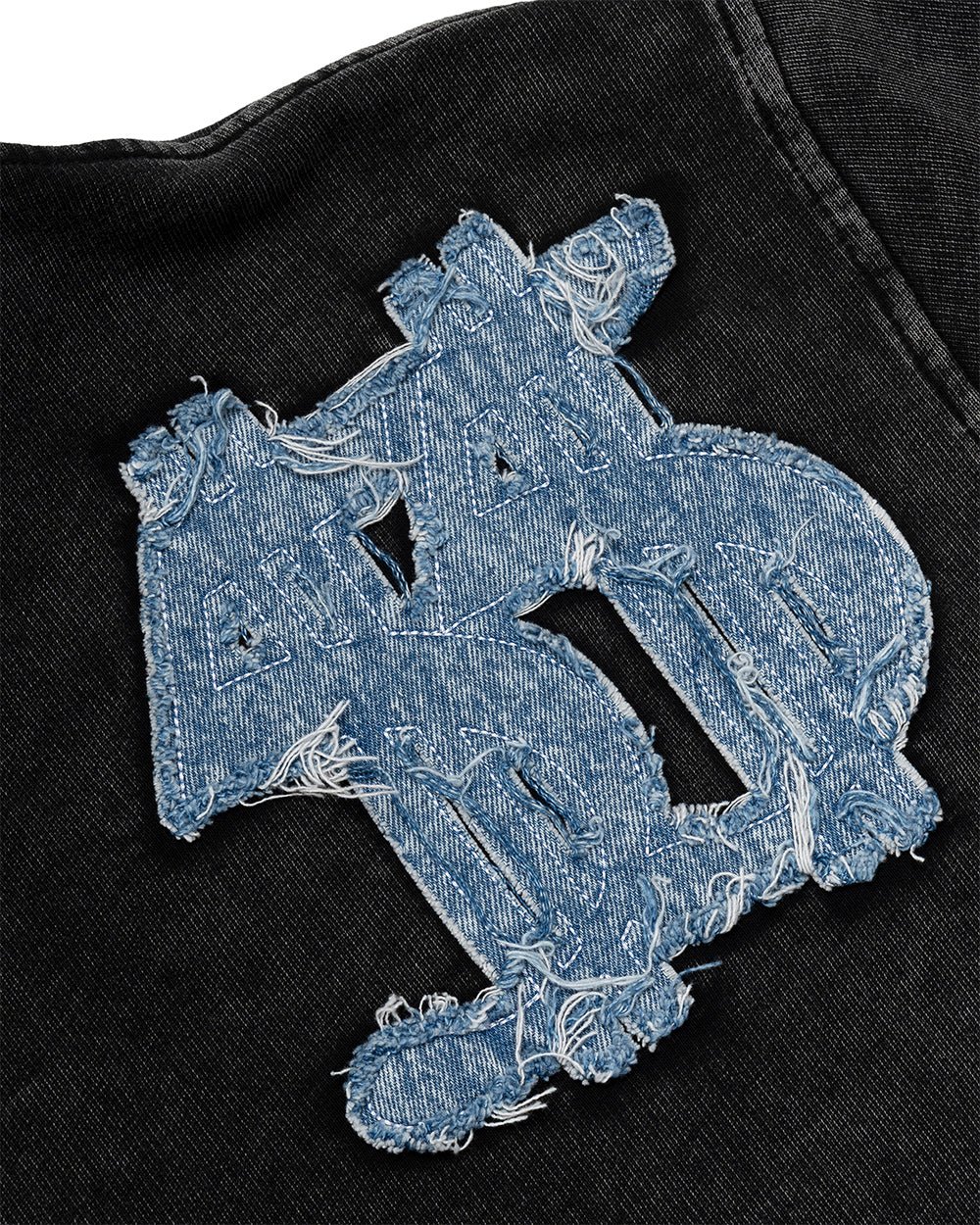 Distressed Dollar Polo Black for Women - gallery