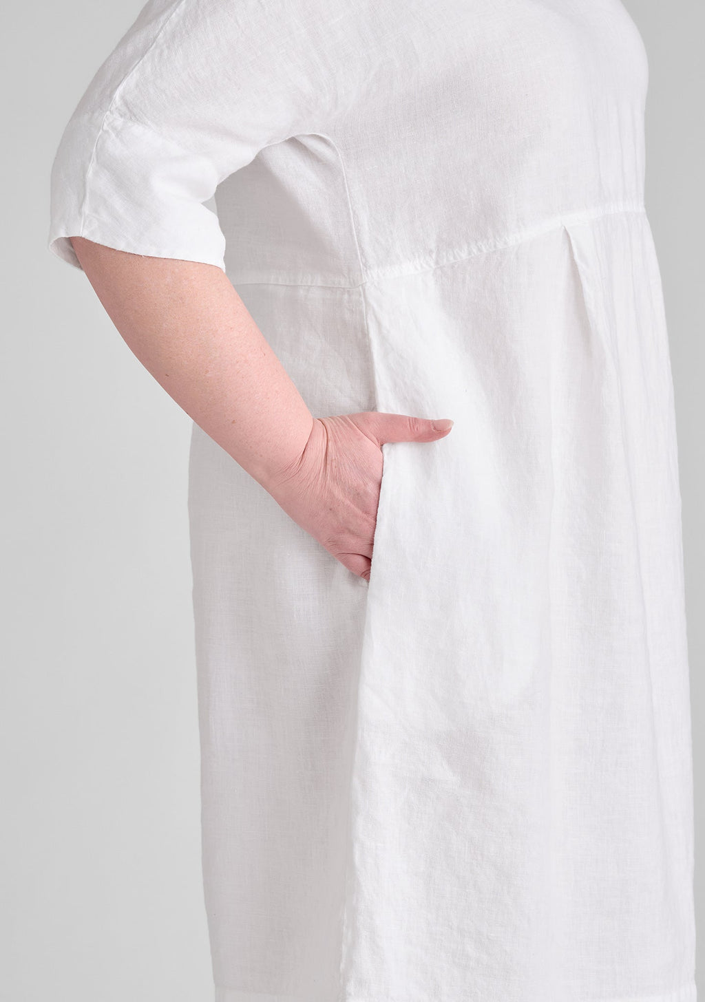 Dolman Linen Dress for Women - gallery