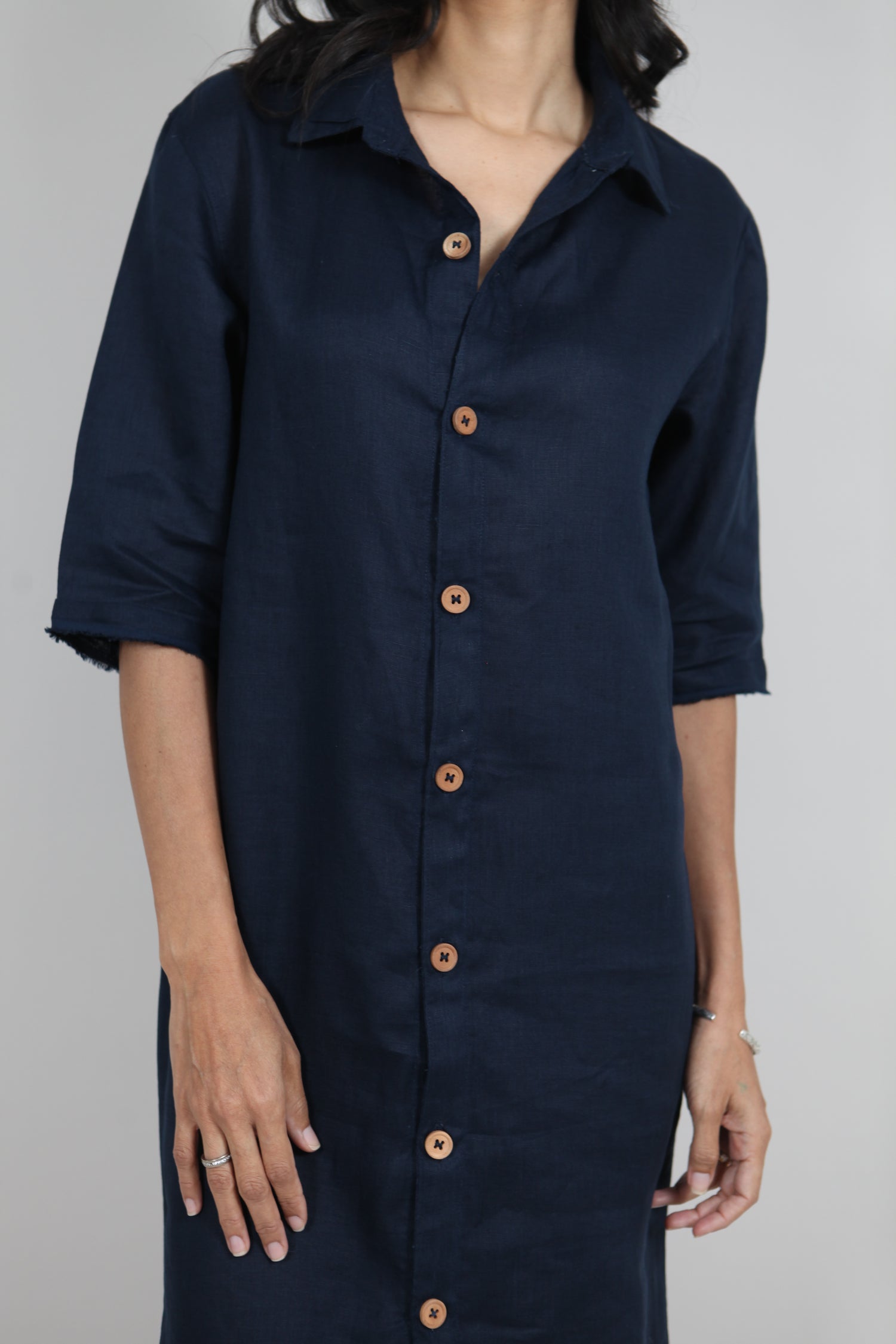 Dollie Linen Shirt Dress | Linen Shirt Dress — gallery