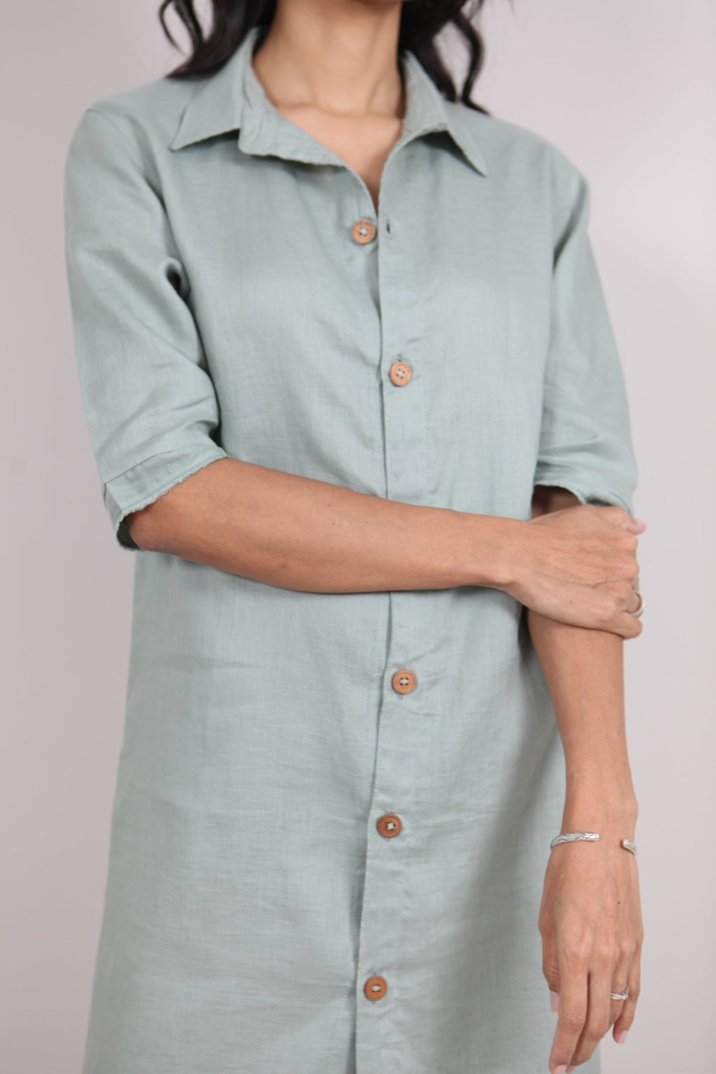 Dollie Linen Shirt Dress | Linen Shirt Dress — gallery