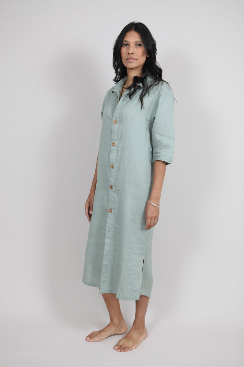 Dollie Linen Shirt Dress | Linen Shirt Dress — gallery