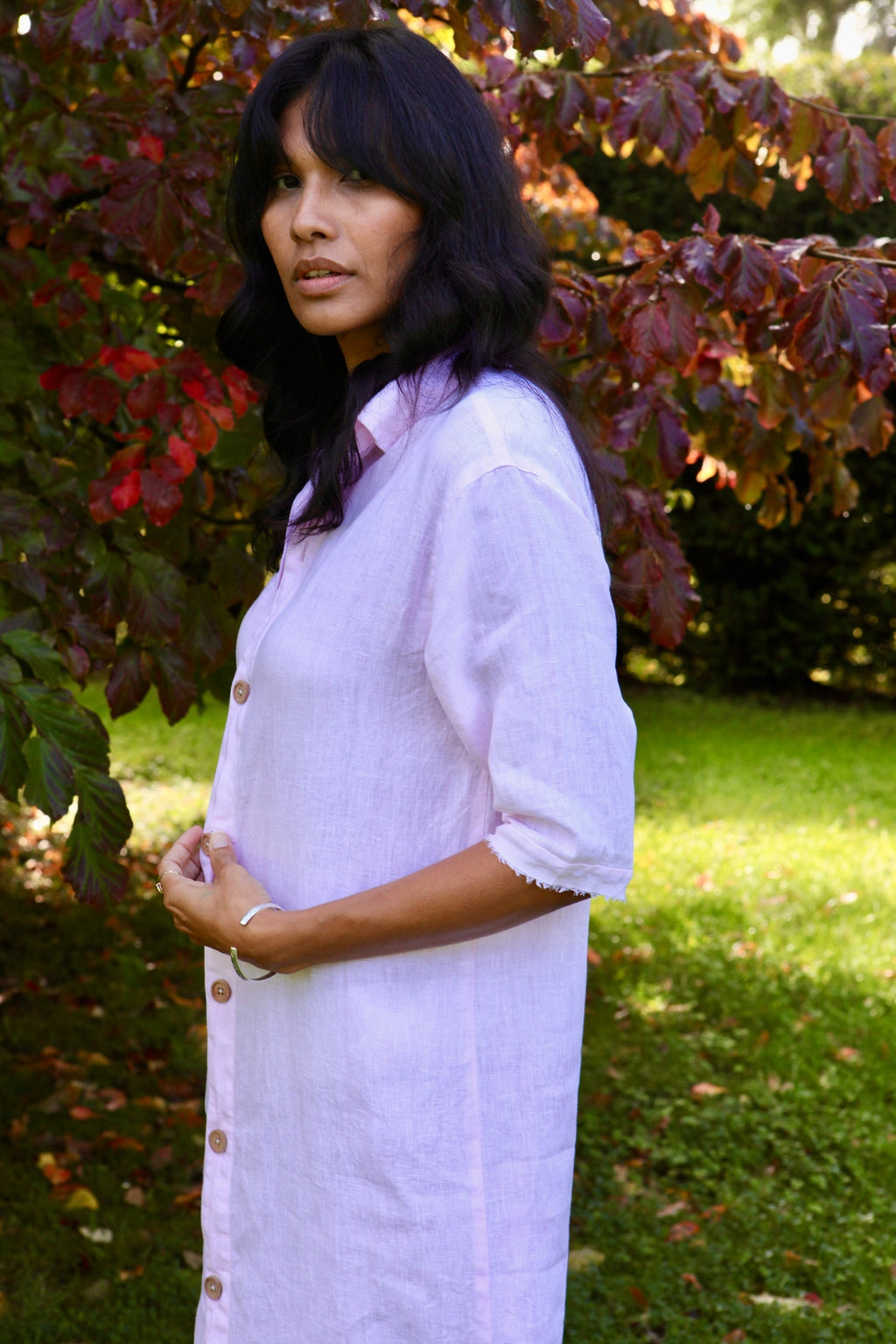 Dollie Linen Shirt Dress | Linen Shirt Dress — gallery