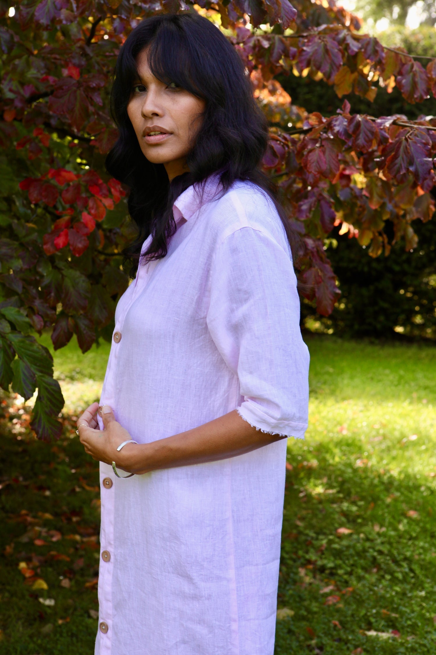 Dollie Linen Shirt Dress | Linen Shirt Dress — gallery