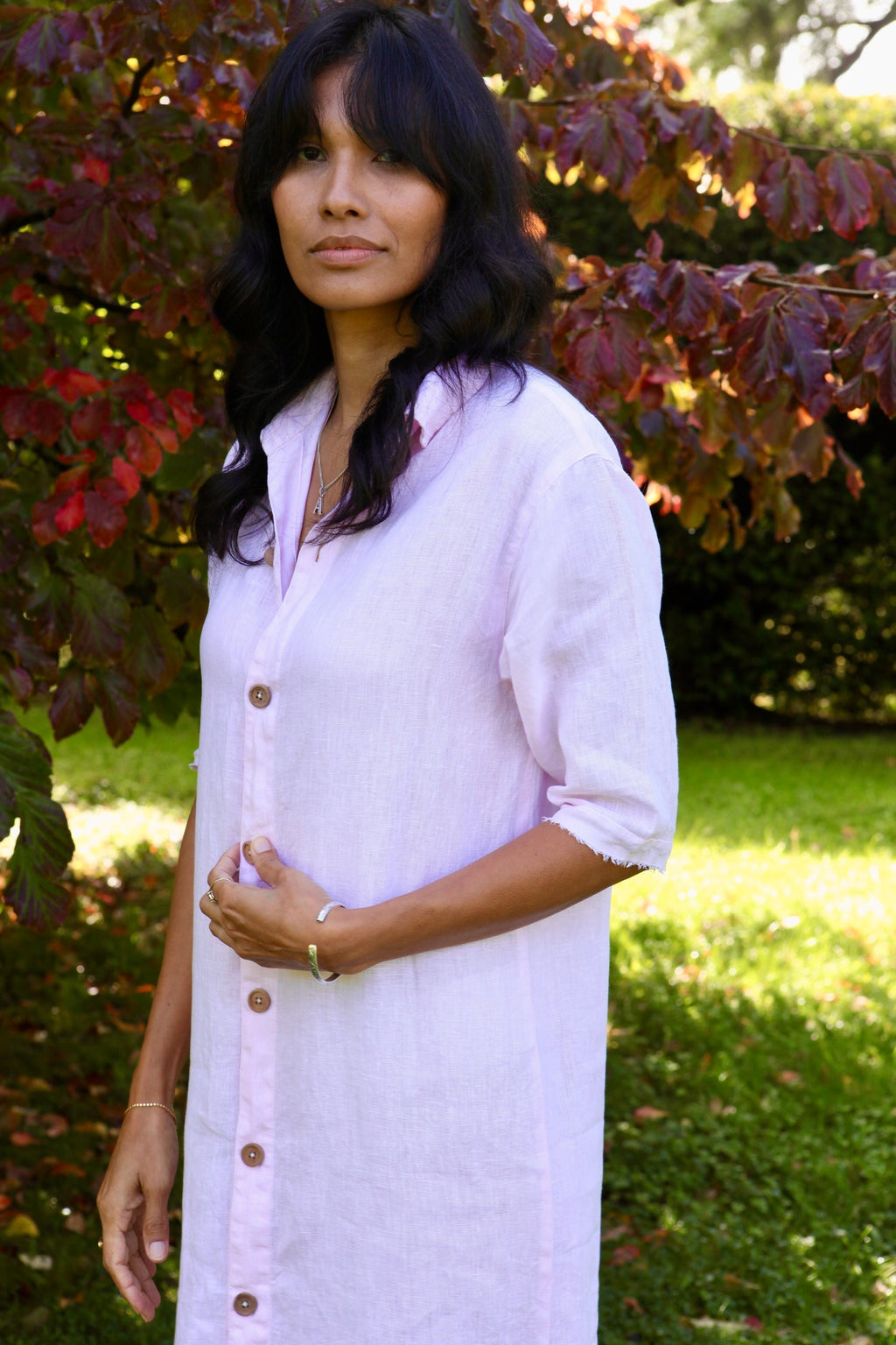 Dollie Linen Shirt Dress | Linen Shirt Dress — gallery