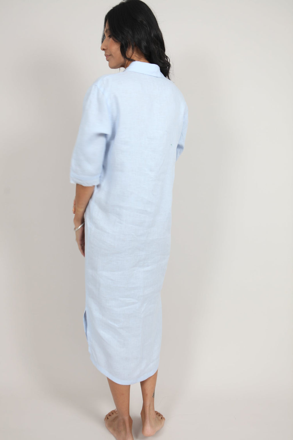 Dollie Linen Shirt Dress | Linen Shirt Dress — gallery