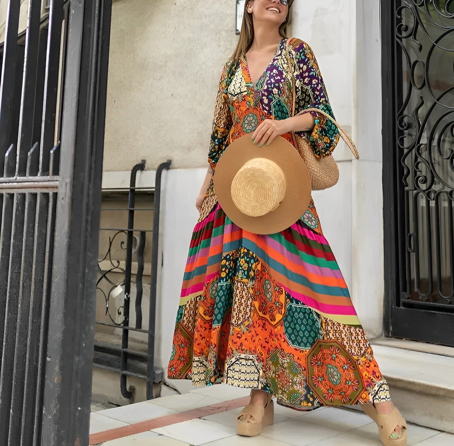 Elegant Bohemian Chic Dress