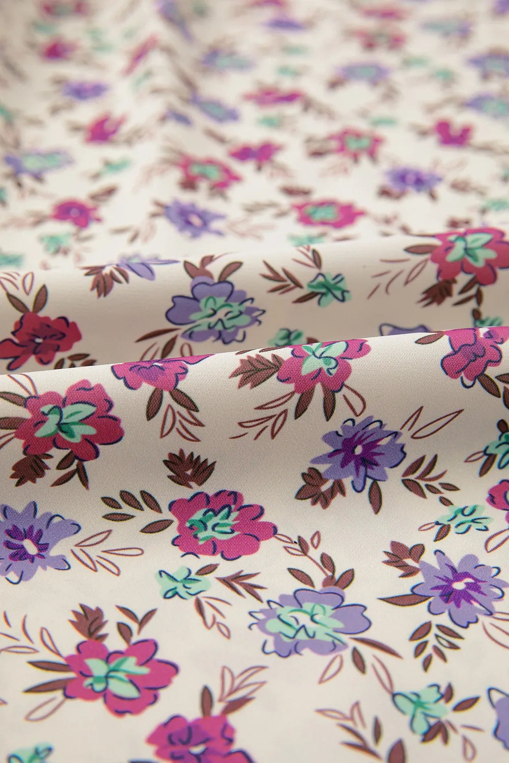 Bohemian Ditsy Floral Smocked Sundress for Women - gallery