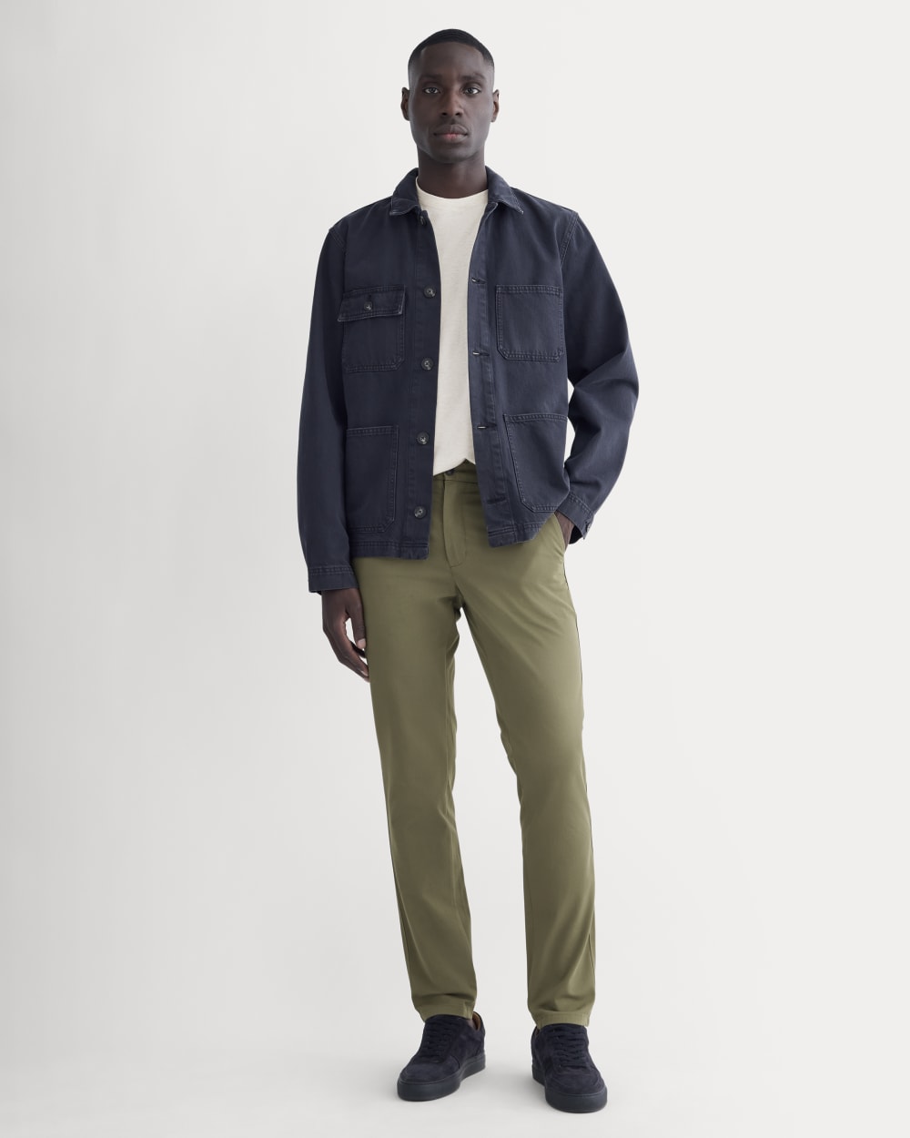 Kalamata Slim Performance Chino Trousers for Men