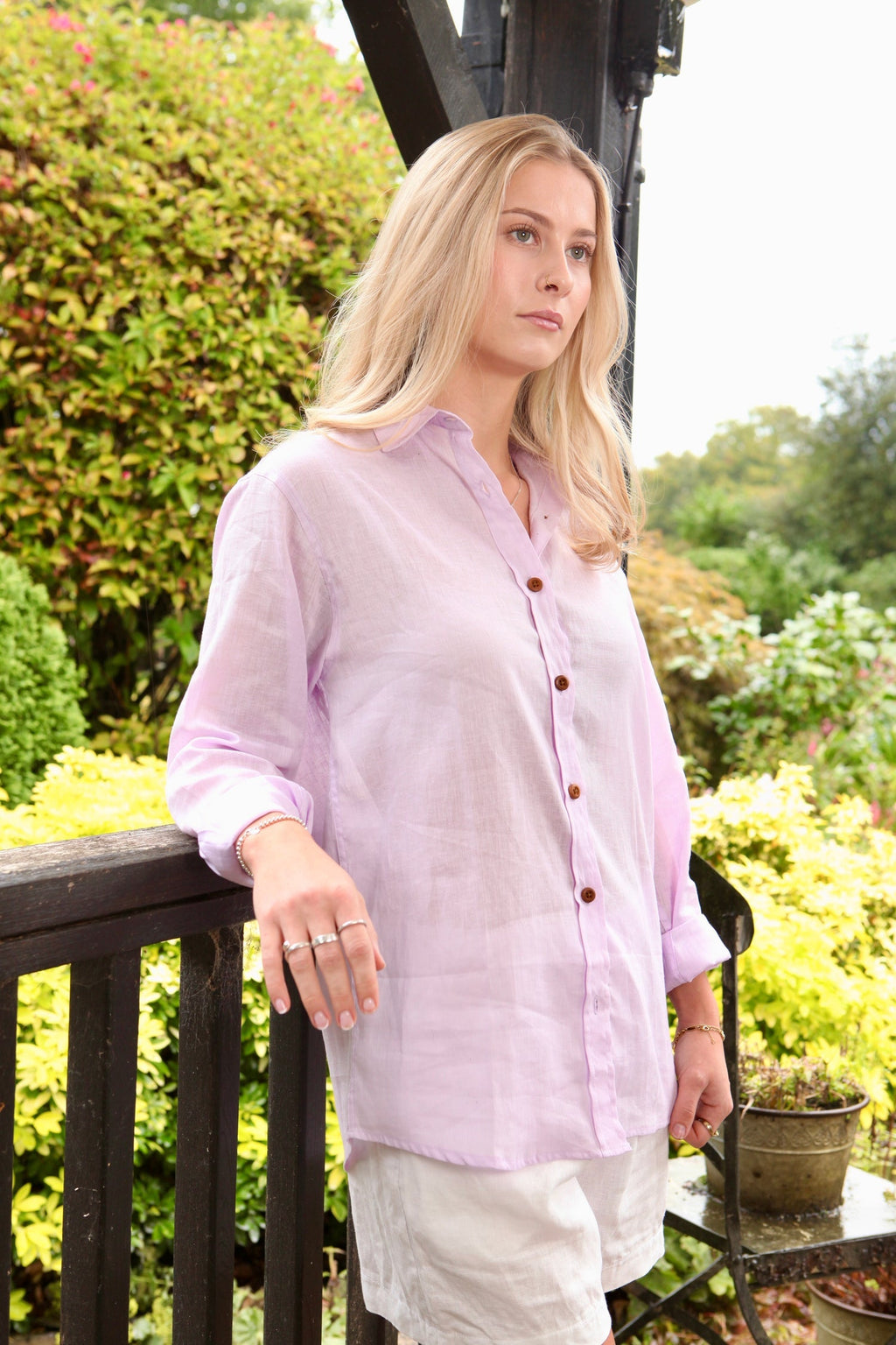 Freddie Linen Shirt | Classic Button Shirt — gallery