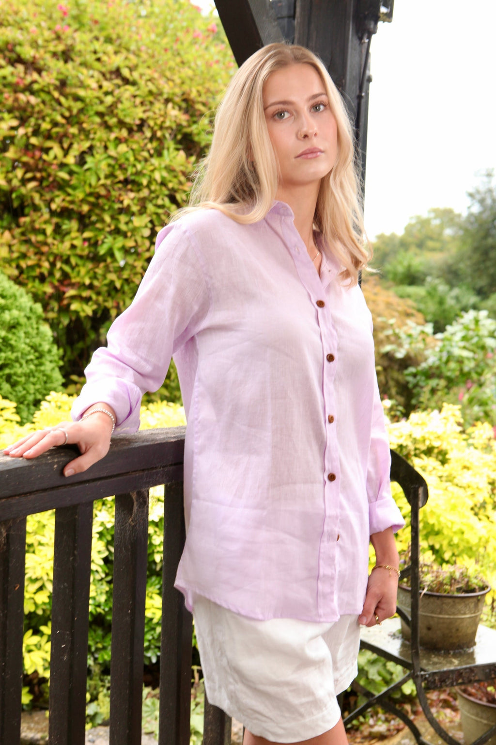 Freddie Linen Shirt | Classic Button Shirt — gallery