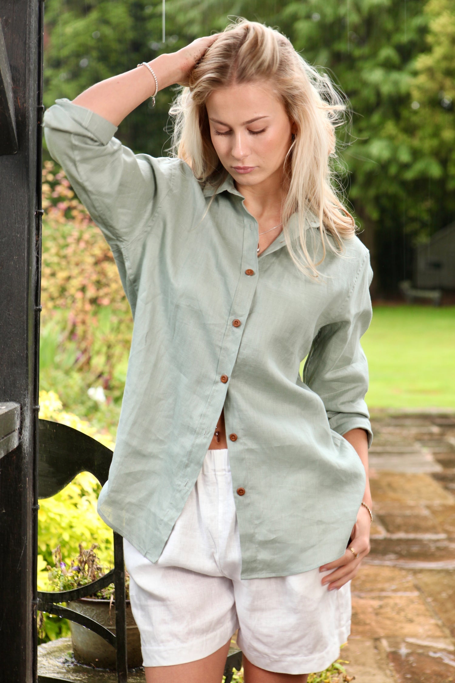 Freddie Linen Shirt | Classic Button Shirt — gallery