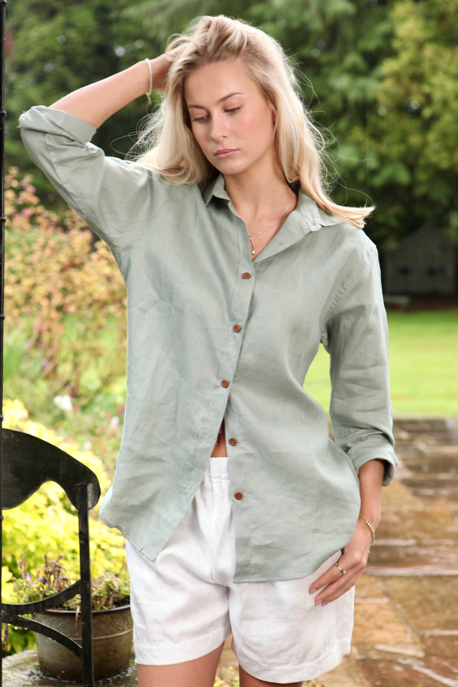 Freddie Linen Shirt | Classic Button Shirt — gallery