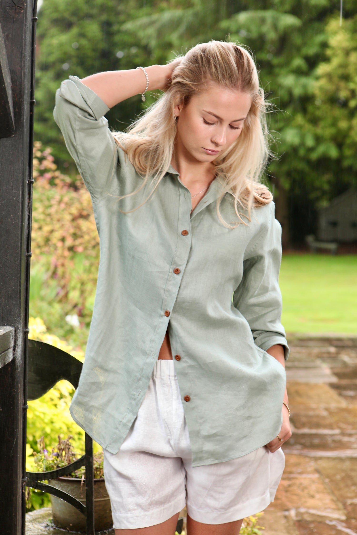 Freddie Linen Shirt | Classic Button Shirt — gallery