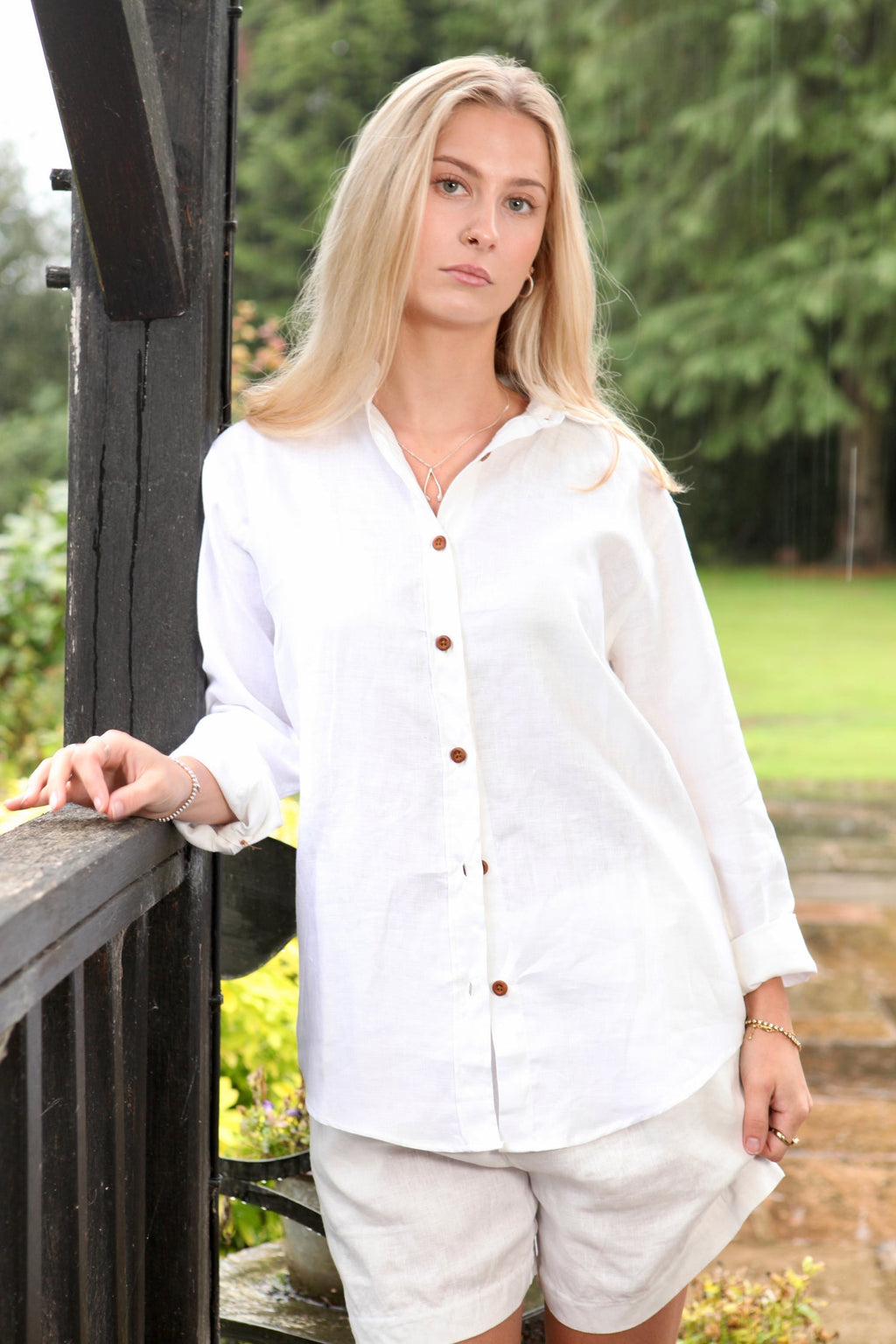 Freddie Linen Shirt | Classic Button Shirt — gallery