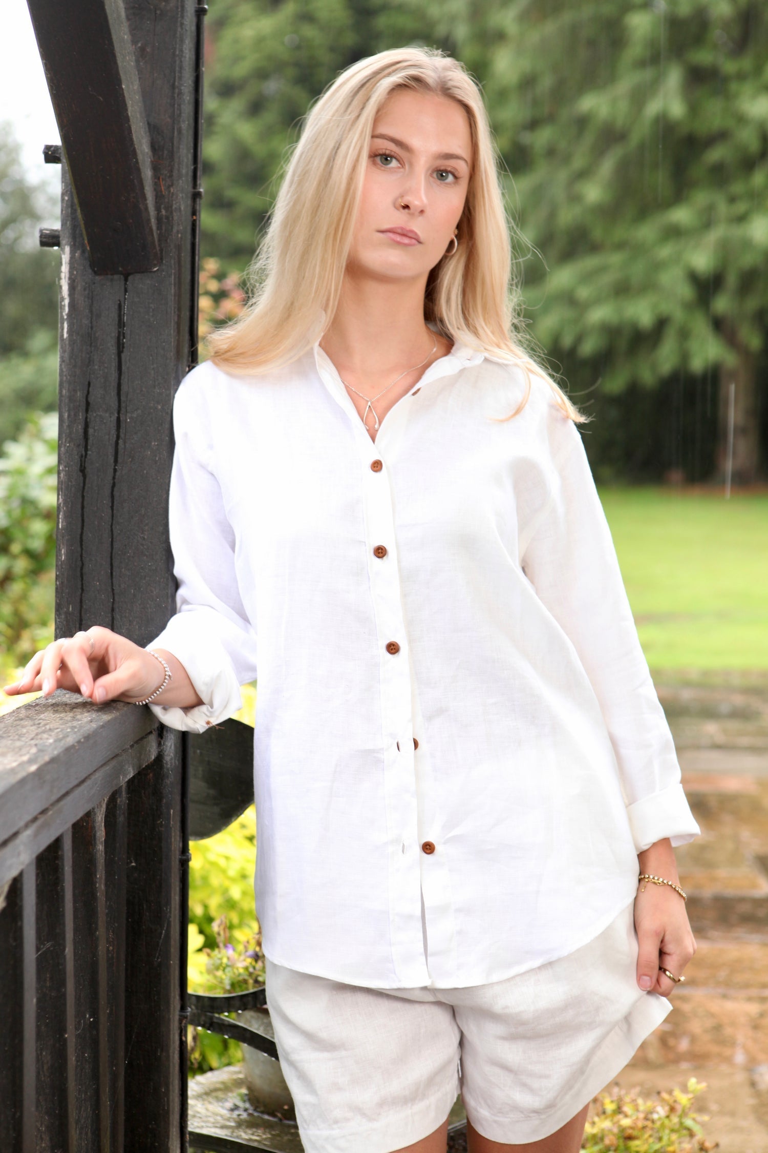 Freddie Linen Shirt | Classic Button Shirt — gallery