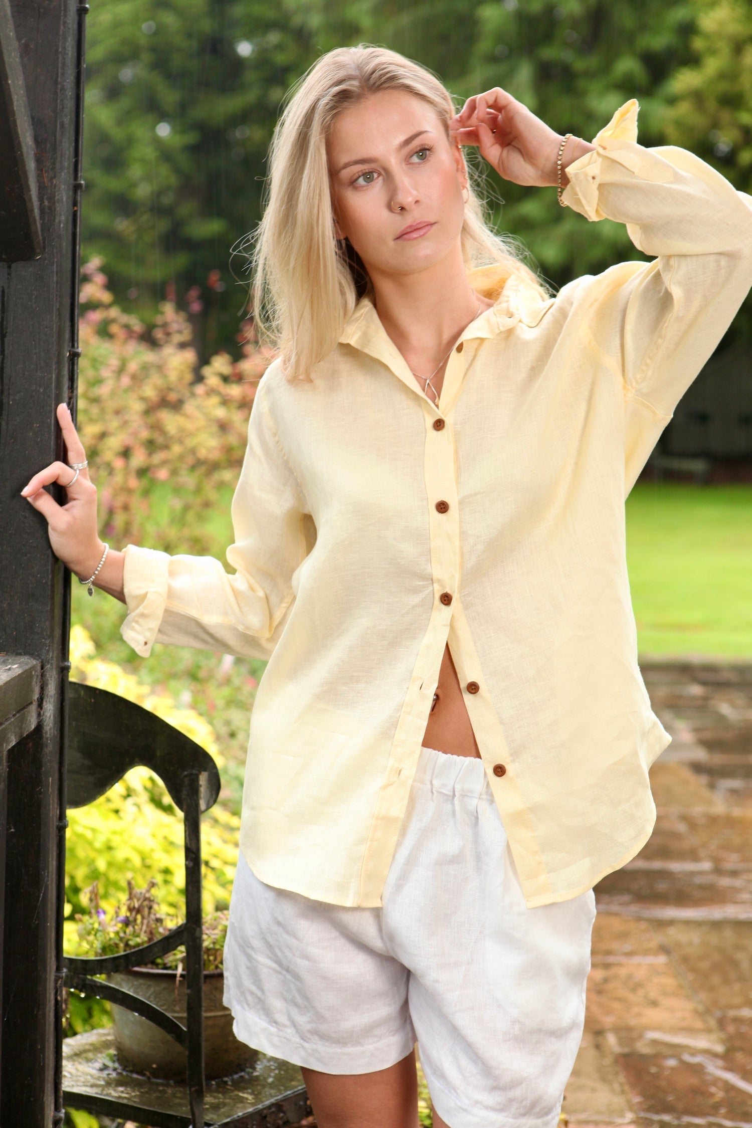 Freddie Linen Shirt | Classic Button Shirt — gallery