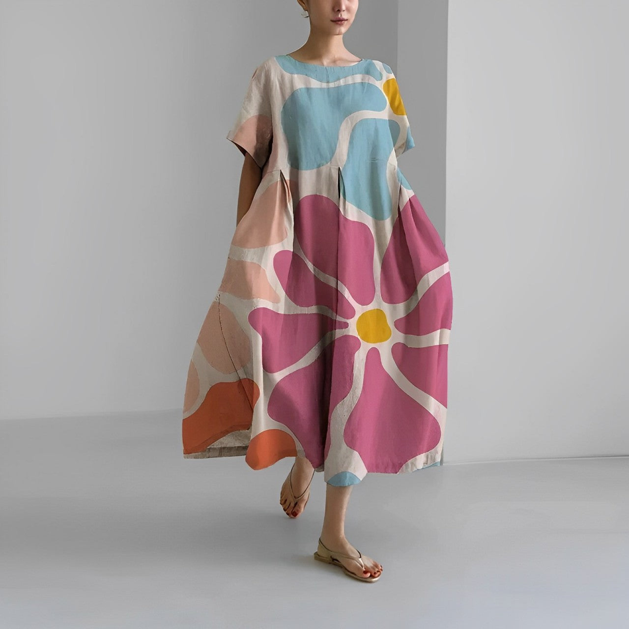 Boho Chic Floral Dress