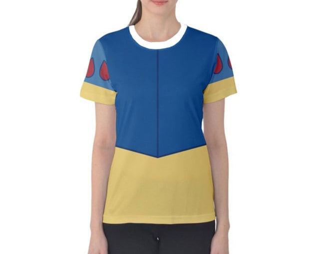 Fairytale Graphic Print Short Sleeve Shirt for Women