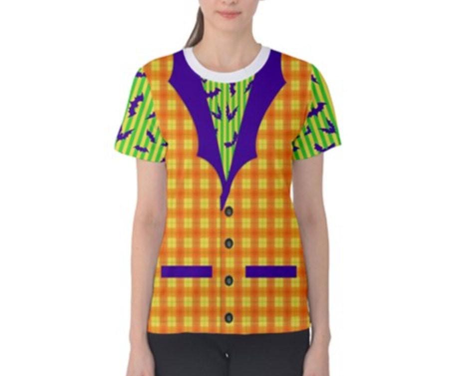 Halloween Graphic Print Short Sleeve Shirt for Women