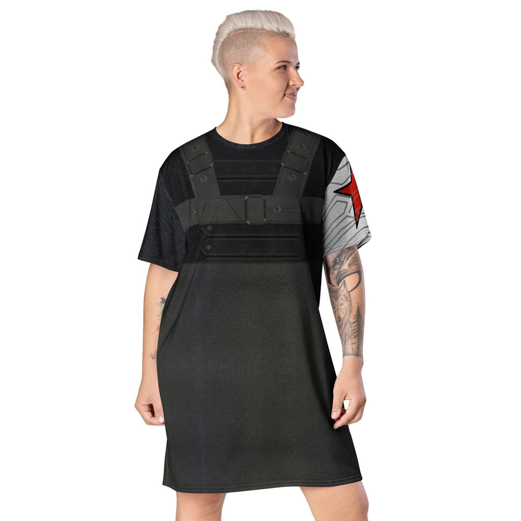 Bucky Graphic Print T-Shirt Dress for Women — Oversized Fit - gallery