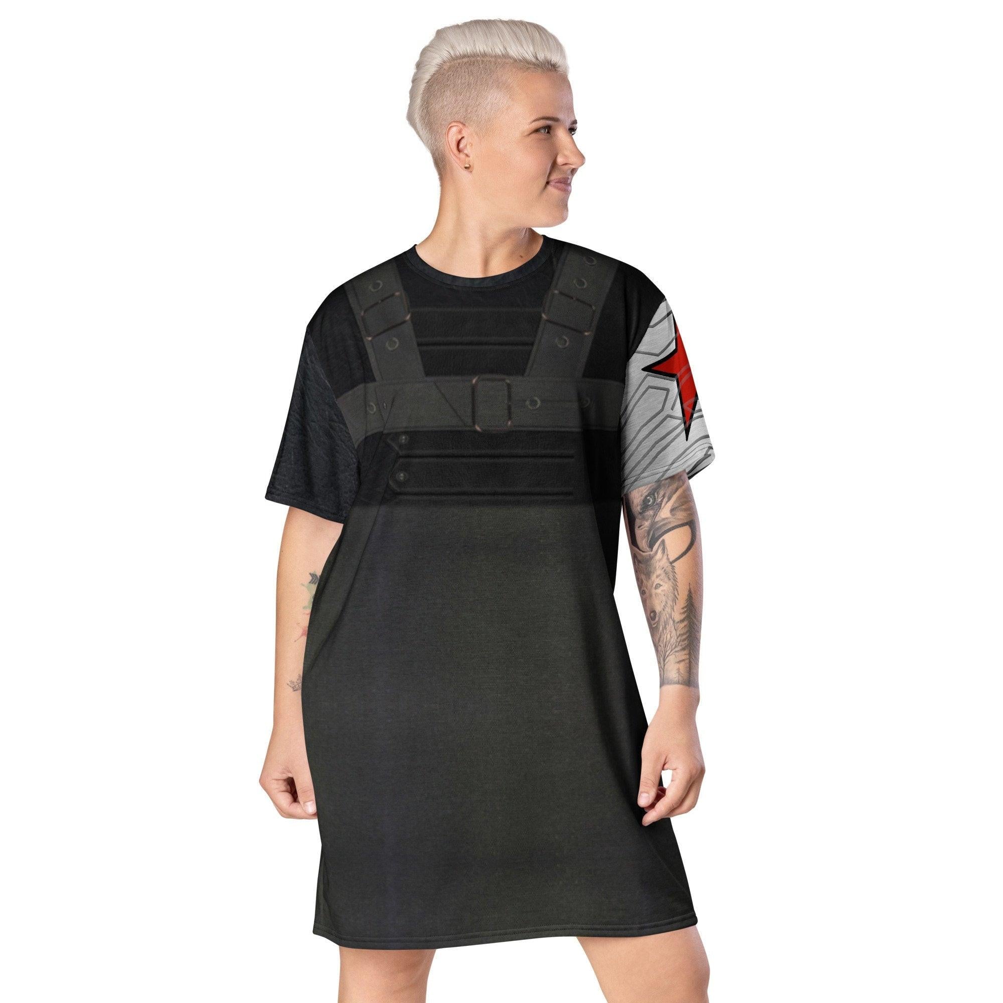 Bucky Graphic Print T-Shirt Dress for Women — Oversized Fit - gallery