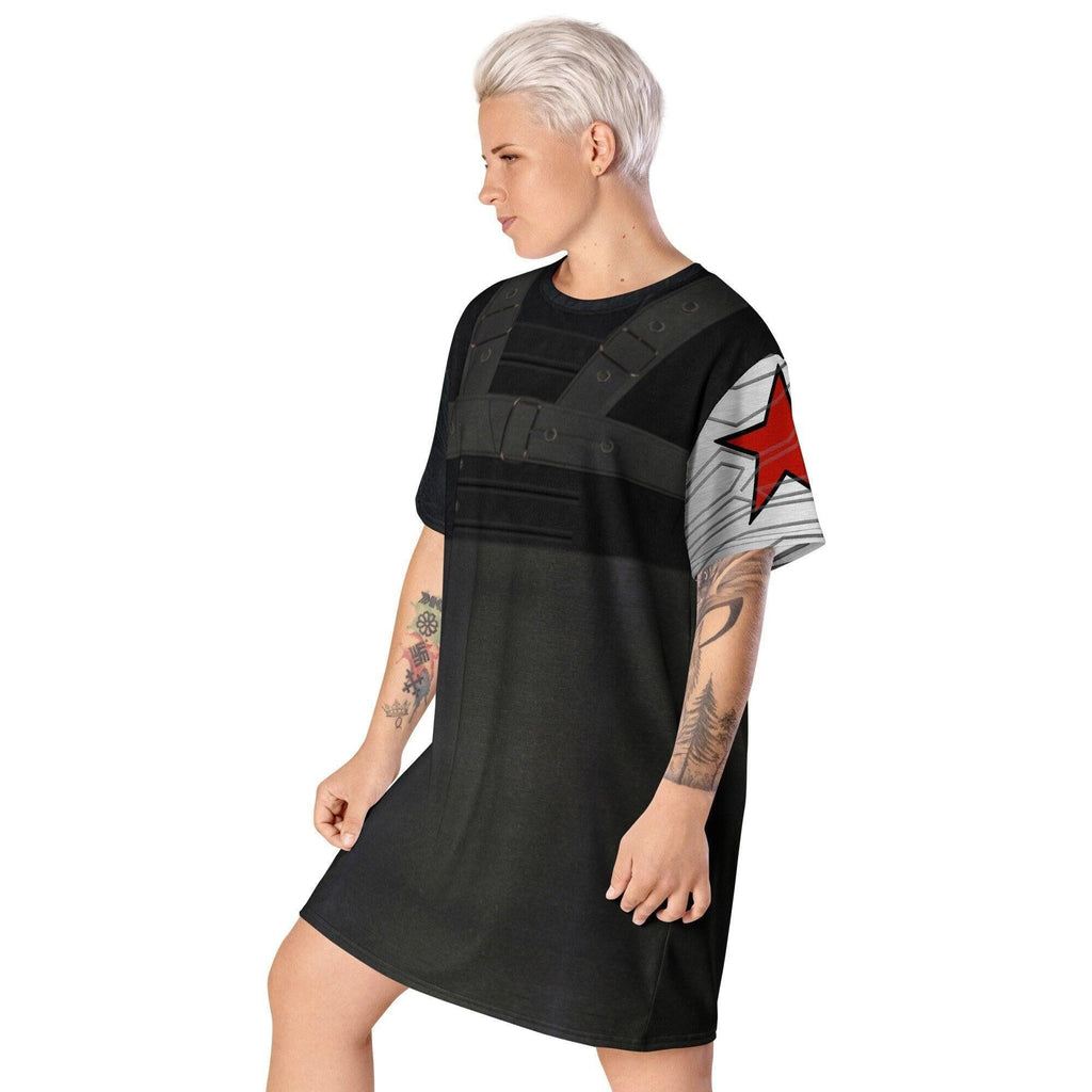 Bucky Graphic Print T-Shirt Dress for Women — Oversized Fit - gallery