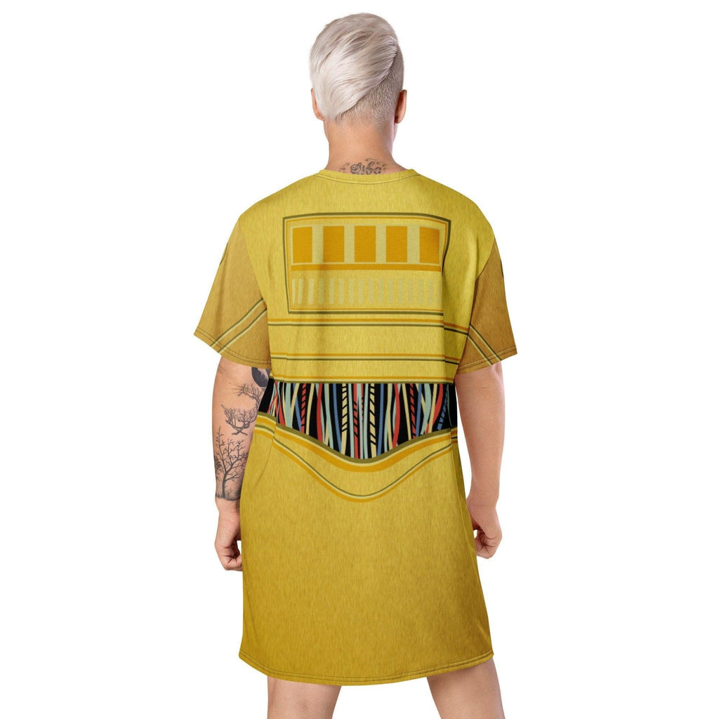 C-Three-PO Graphic Print T-Shirt Dress for Women — Oversized - gallery