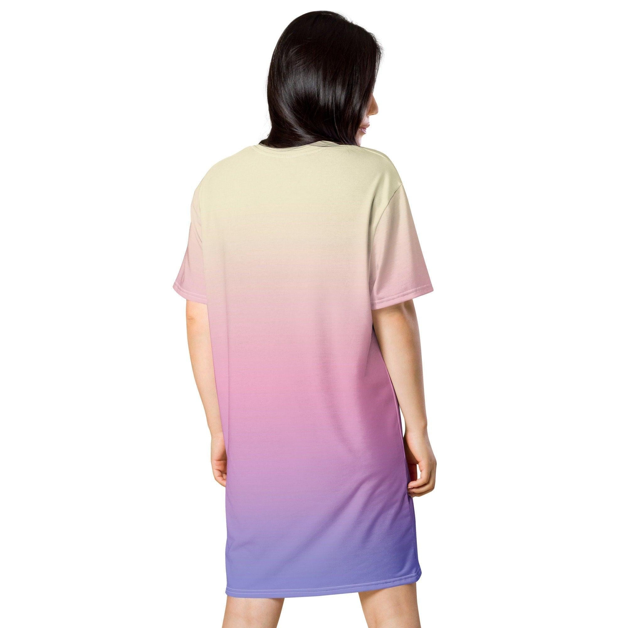 Oversized Graphic Shift Dress for Women — Comfortable Stretch - gallery
