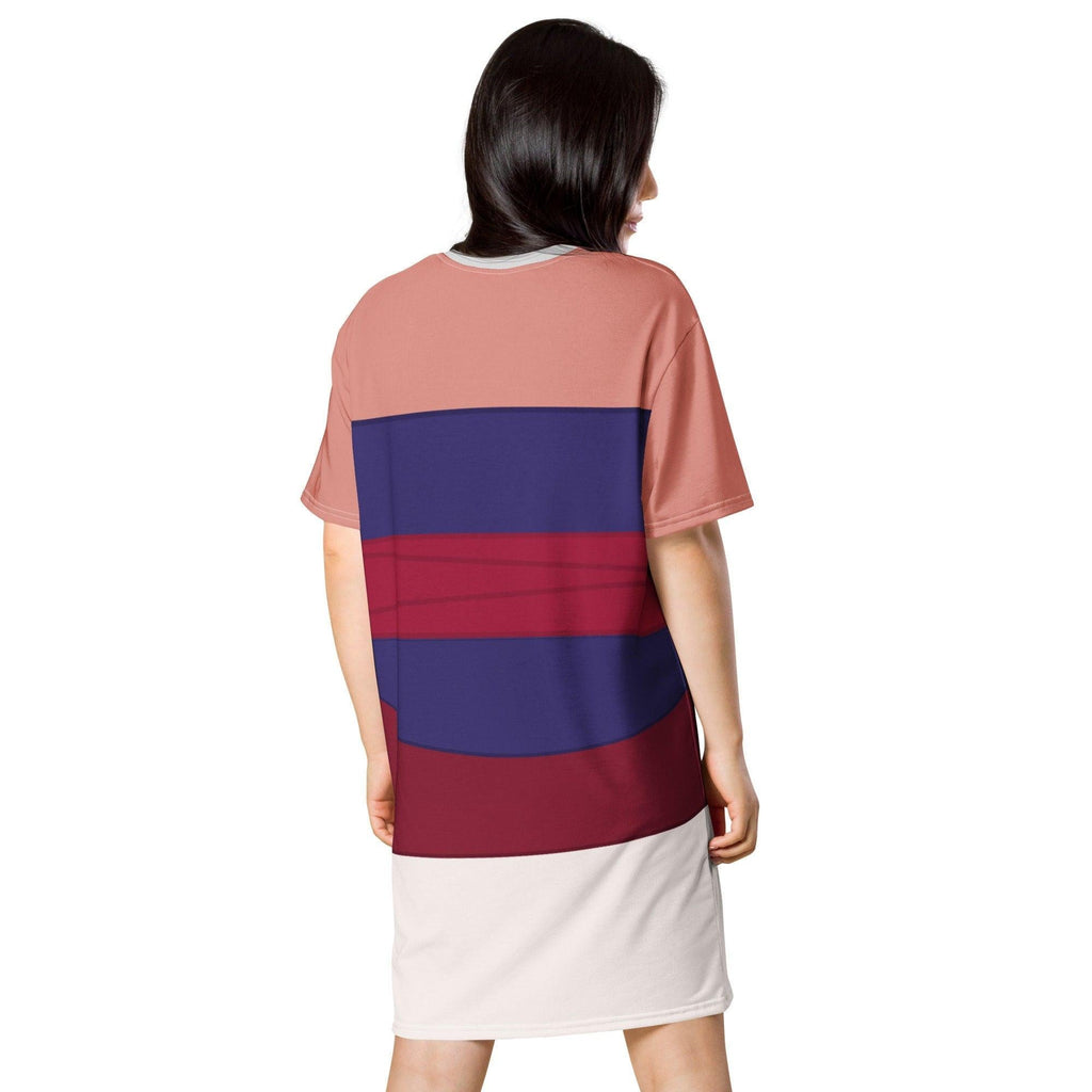 Oversized Graphic T-Shirt Dress for Women — Relaxed Fit - gallery
