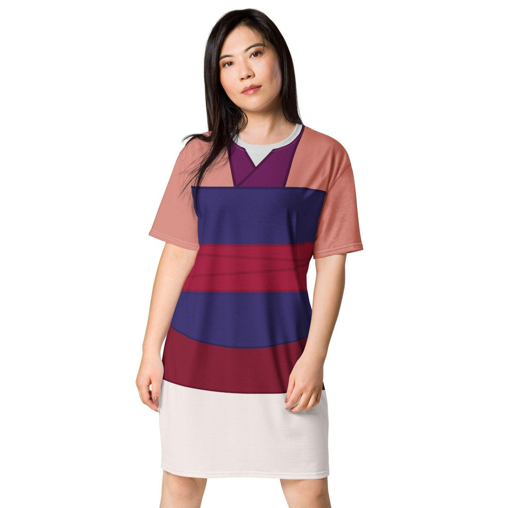Oversized Graphic T-Shirt Dress for Women — Relaxed Fit - gallery