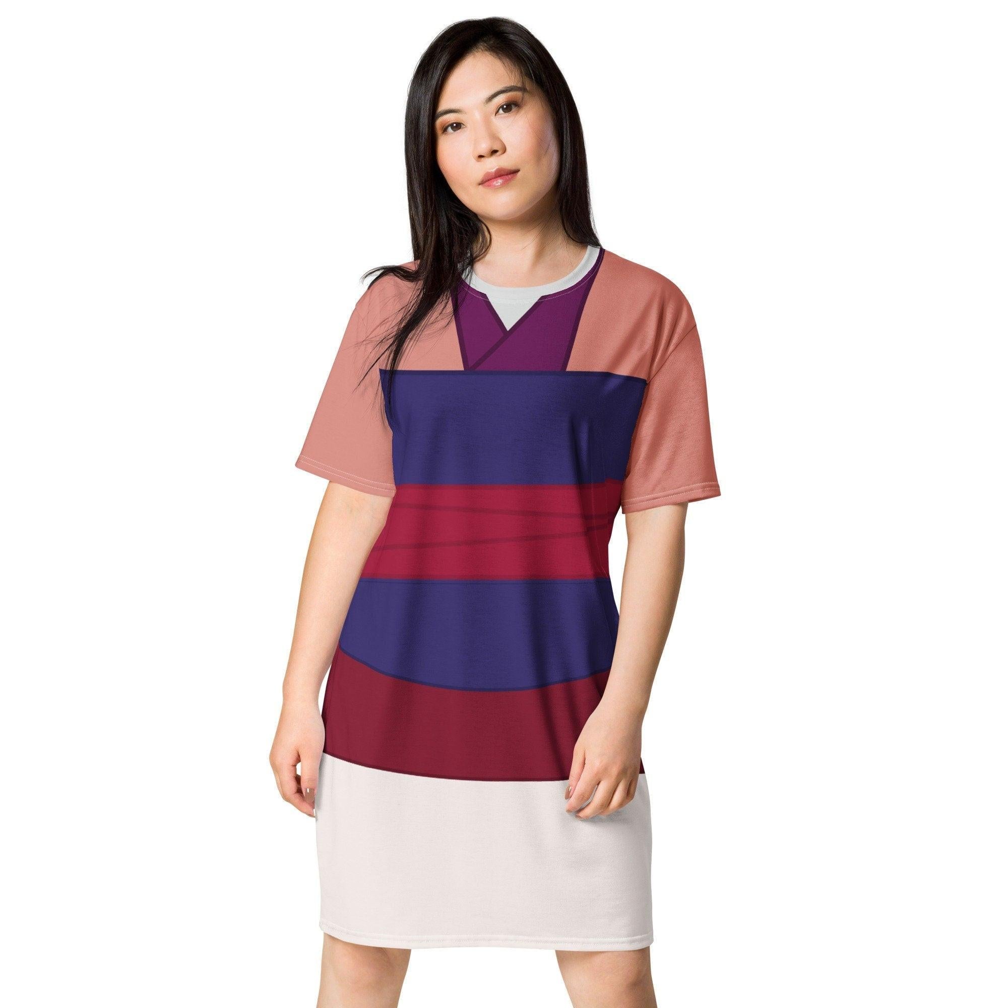 Oversized Graphic T-Shirt Dress for Women — Relaxed Fit - gallery