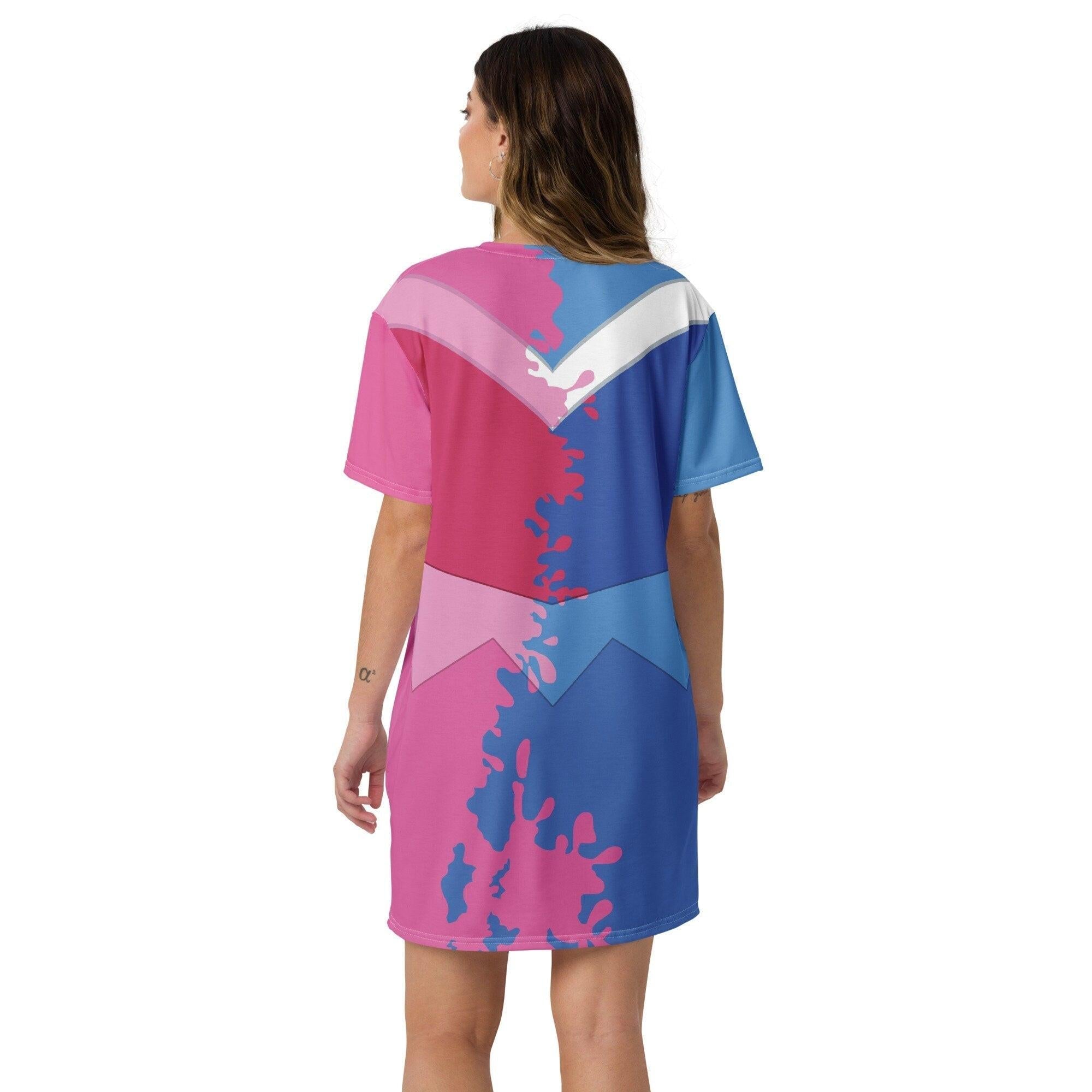 Aurora Graphic Print T-Shirt Dress for Women — Oversized Fit - gallery