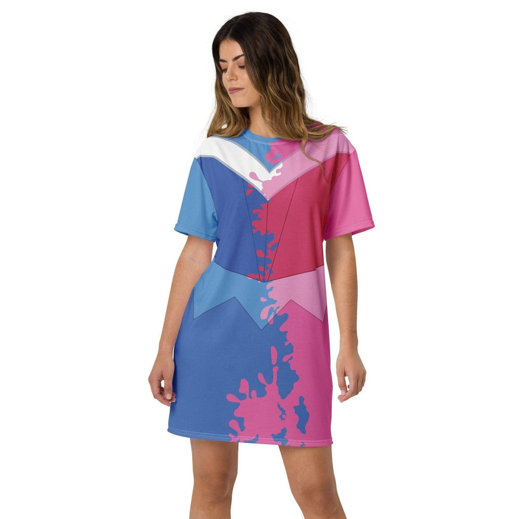 Aurora Graphic Print T-Shirt Dress for Women — Oversized Fit