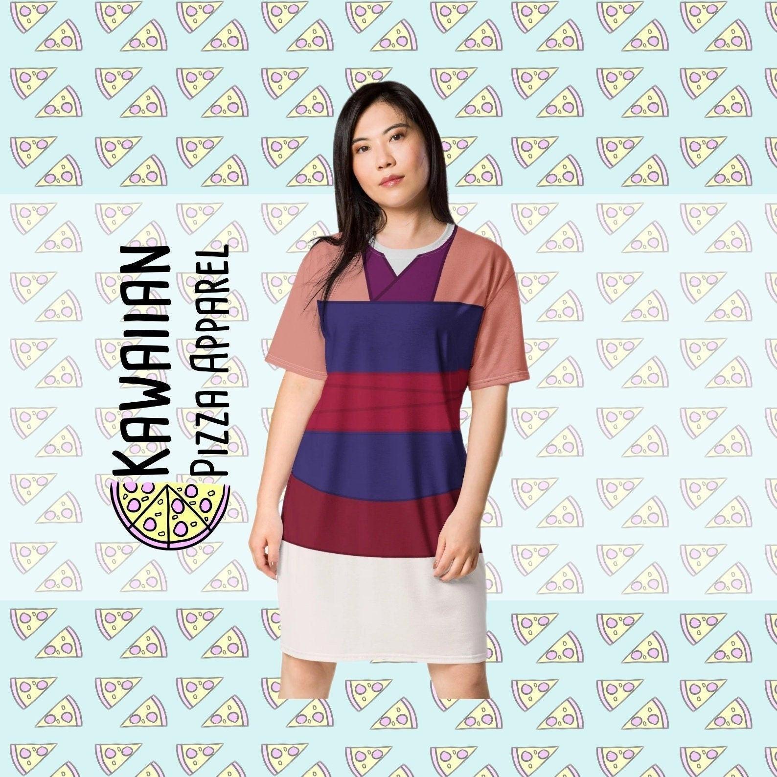 Oversized Graphic T-Shirt Dress for Women — Relaxed Fit