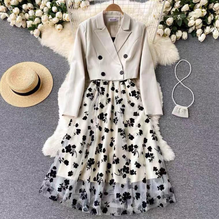 Bailey Coord Set in Beige for Women - gallery