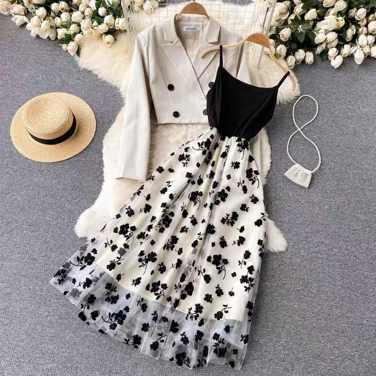 Bailey Coord Set in Beige for Women