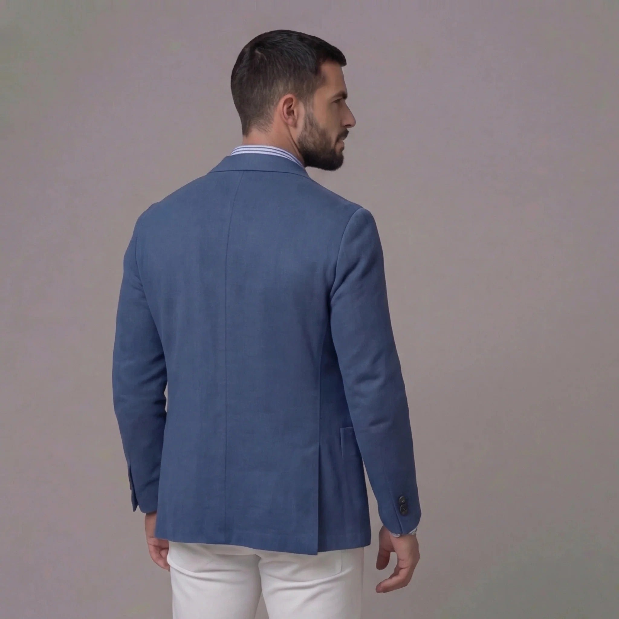 Linen Blazer Jacket for Men - gallery