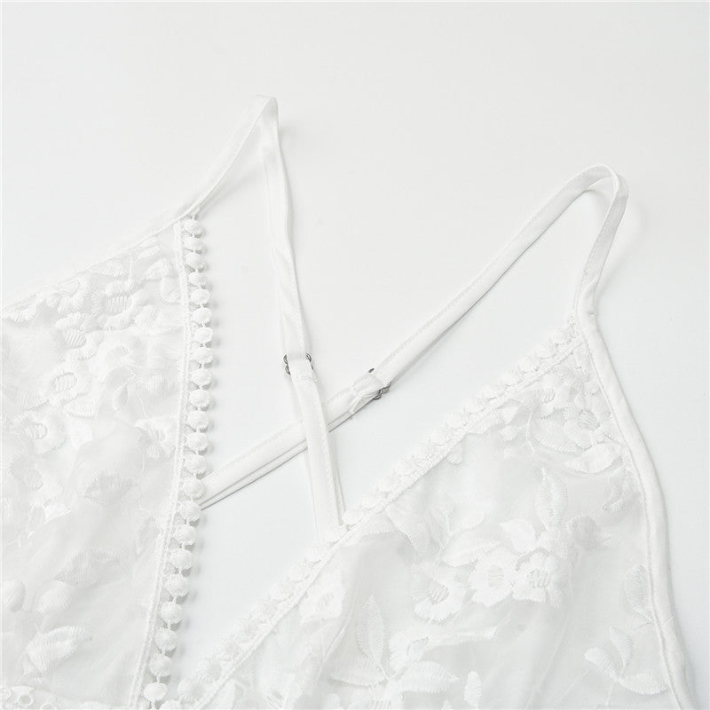 Elegant White Summer Dress