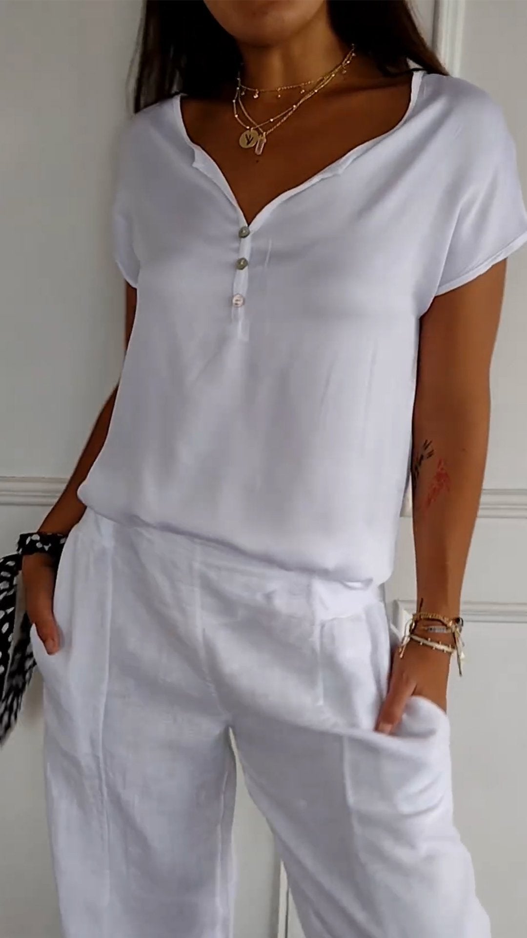 Comfortable V-Neck T-Shirt