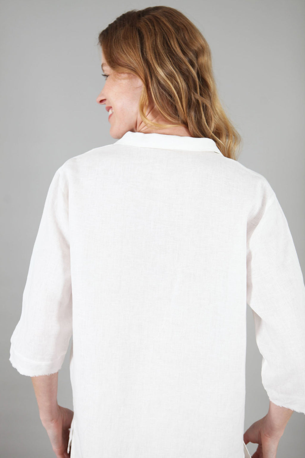 Lizzie Linen Shirt | Collared Shirt — gallery
