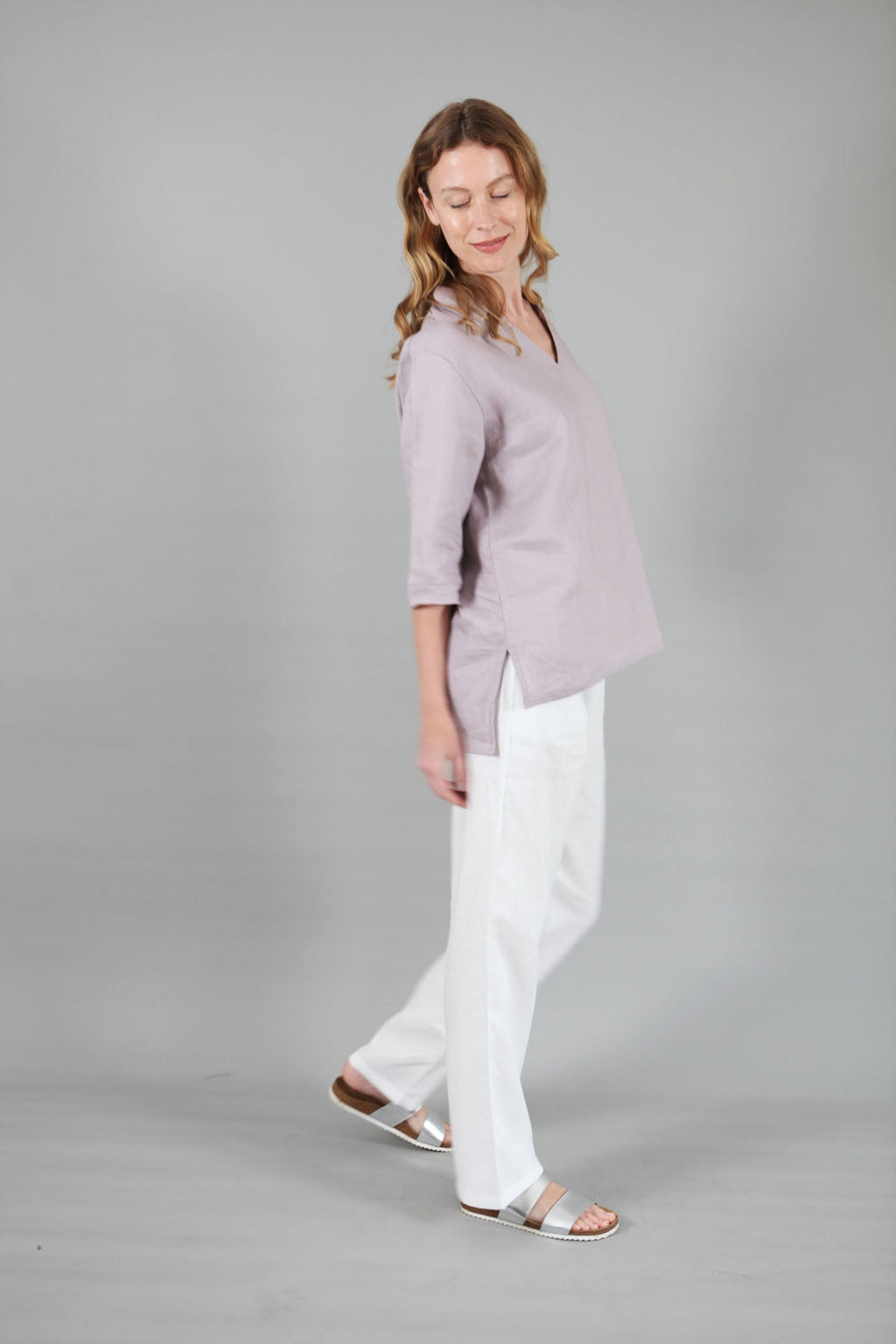 Lizzie Linen Shirt | Collared Shirt — gallery