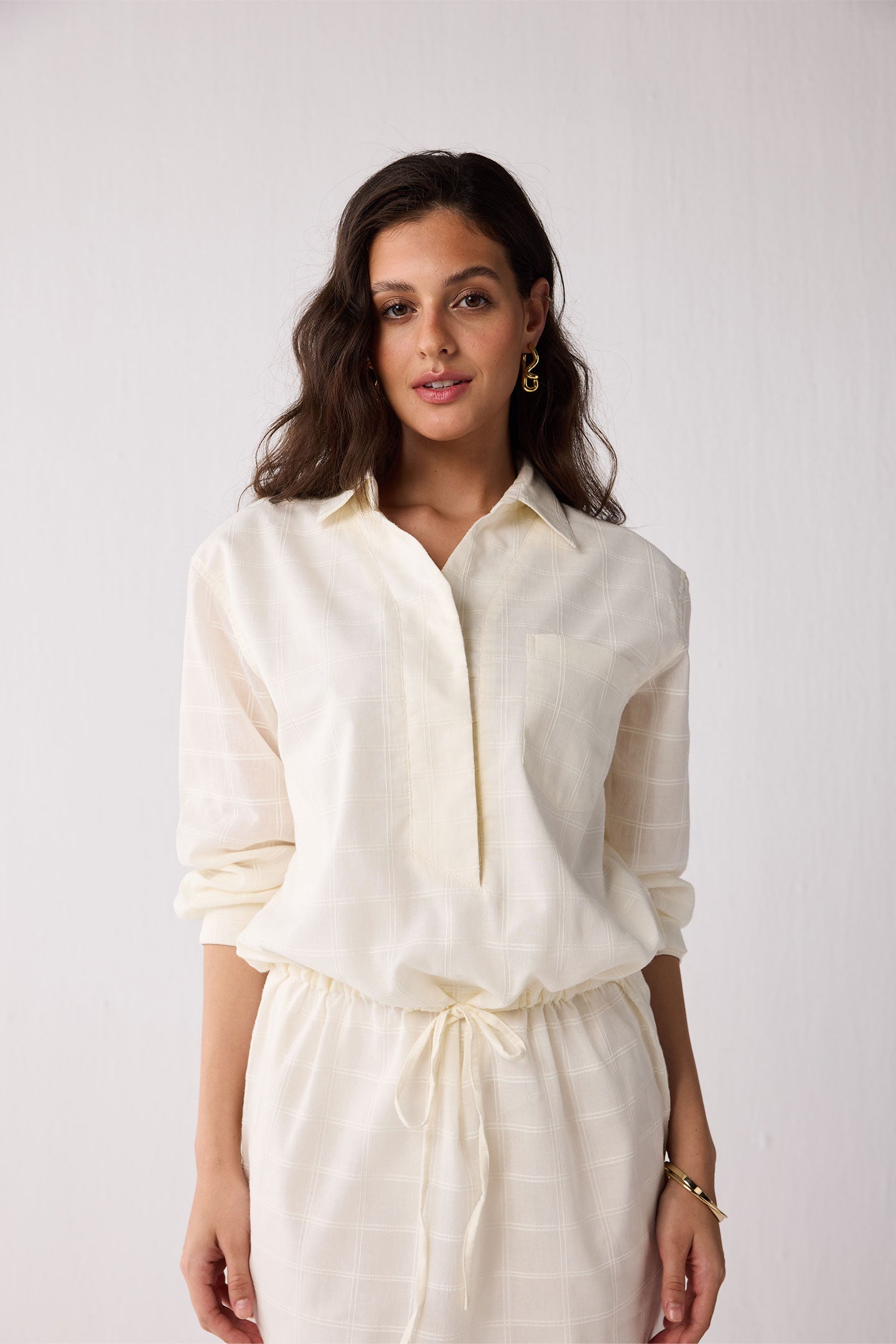 Meet Me By the Cliff Dress in Off-White for Women - gallery