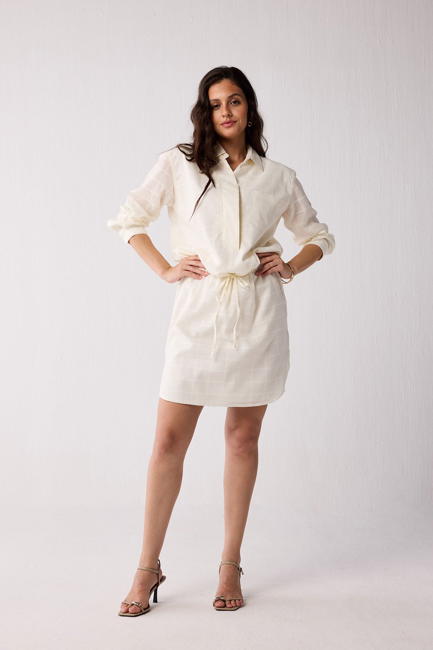 Meet Me By the Cliff Dress in Off-White for Women - gallery