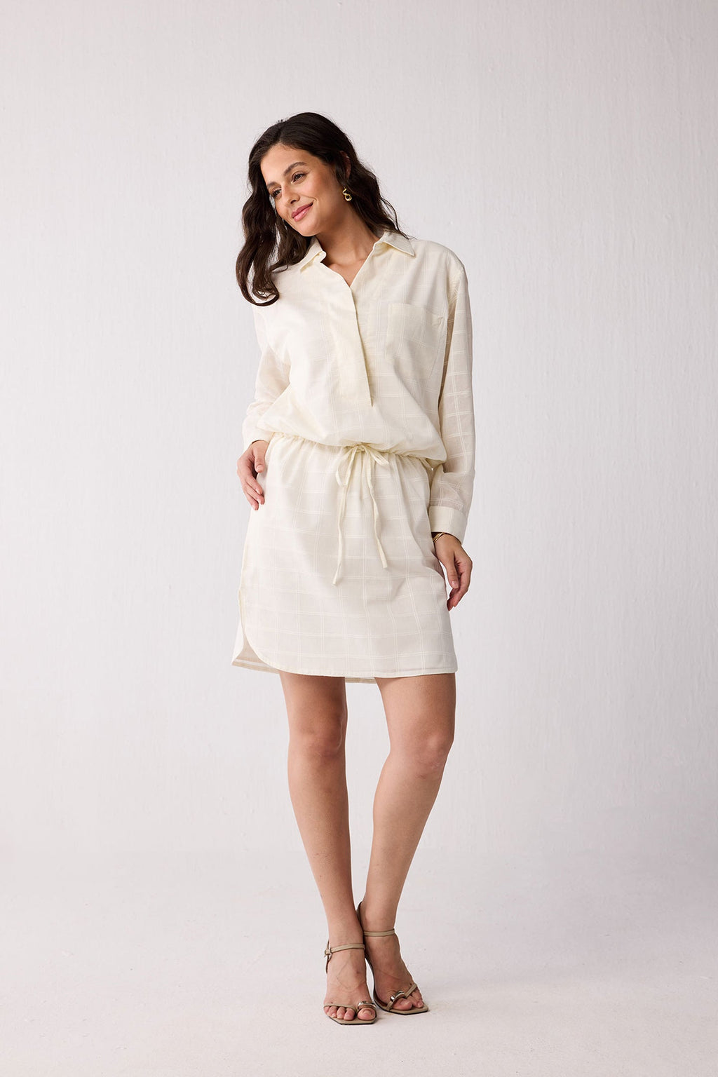 Meet Me By the Cliff Dress in Off-White for Women - gallery